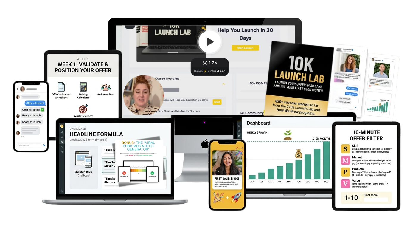 10k Launch Lab Program Breakdown